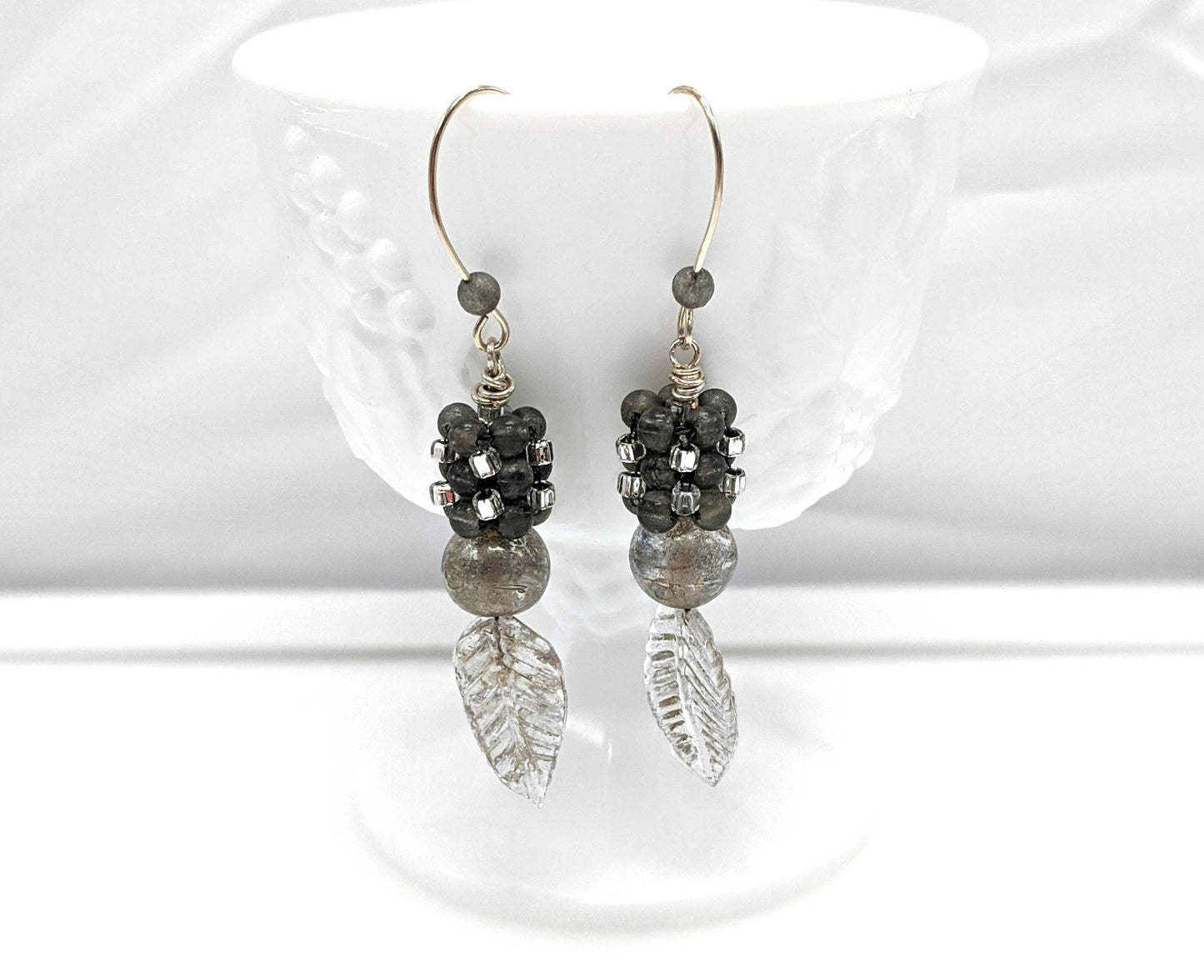 Repurposed/Recycled Earrings on Sterling Silver Earwire